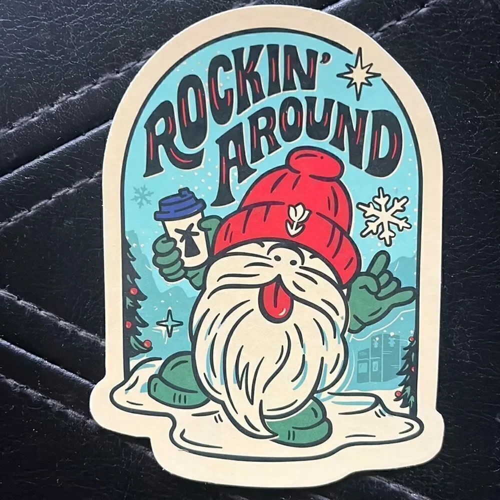 NEWEST DUTCH BROS LOGO HOLIDAY STICKERS